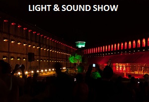 Light and Sound Show in Cellular Jail 